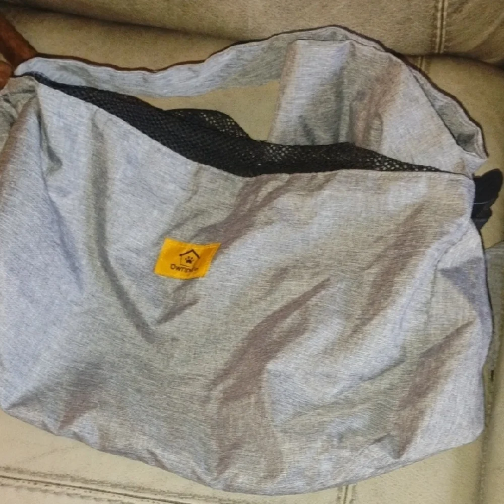 Gray Oversize Tote Bag